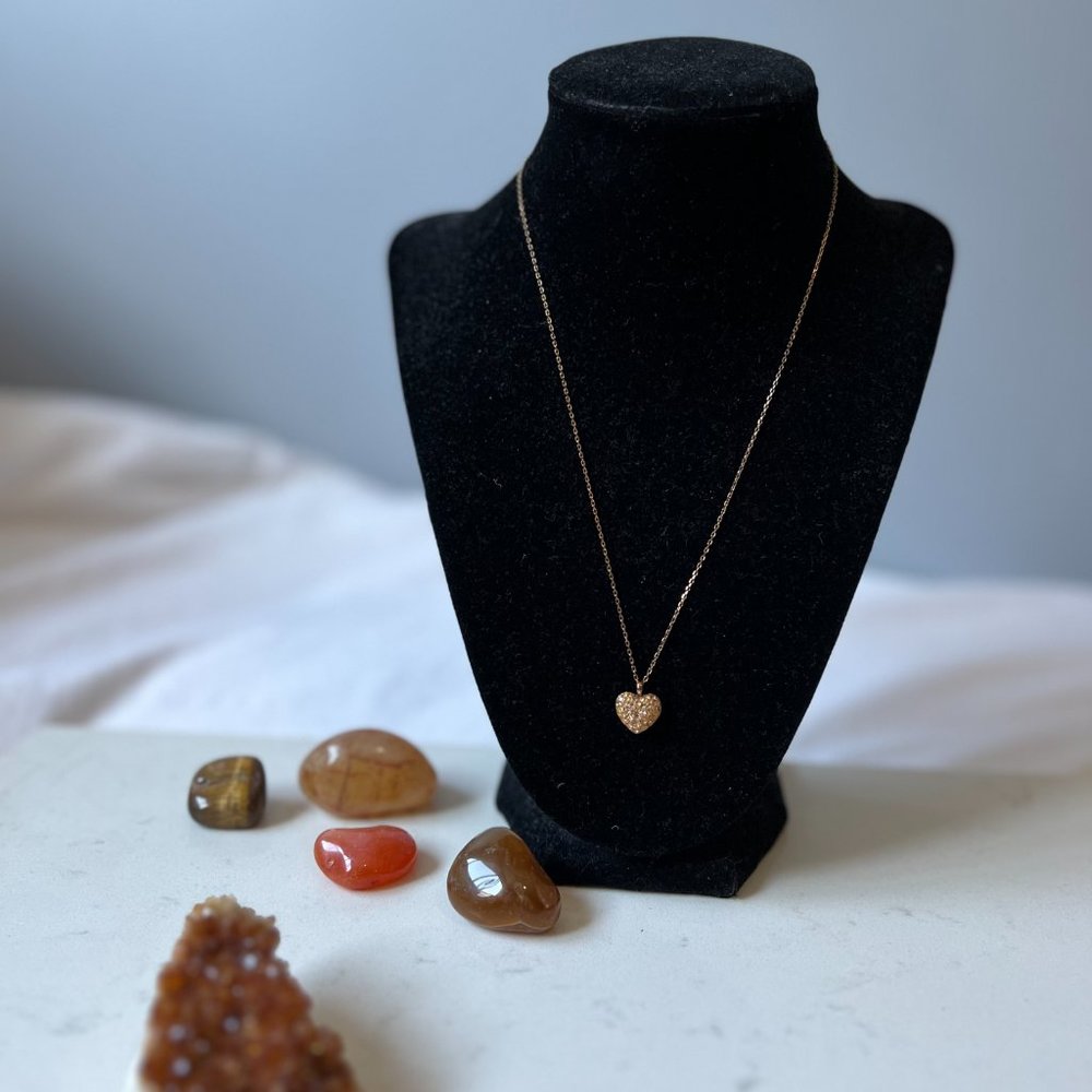Fossil Rose Gold Glitz Heart
